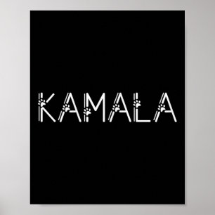 Harris Cat Lettering Positives Funny Shirt Kamala Poster