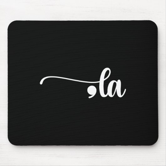 Harris Comma La Punctuation La Mousepad (Vorne)
