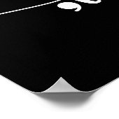 Harris Comma La Punctuation La Poster (Ecke)