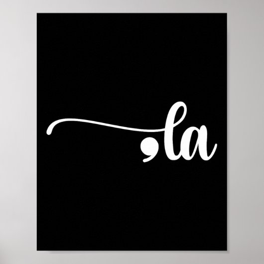 Harris Comma La Punctuation La Poster (Vorne)