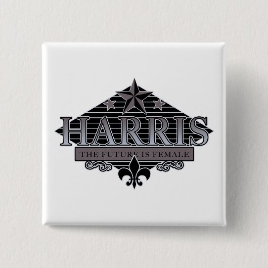HARRIS - die Zukunft ist weiblich Button (Vorderseite)