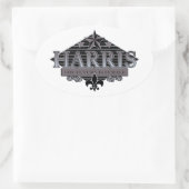 Harris die Zukunft ist weiblich Ovaler Aufkleber (Tasche)