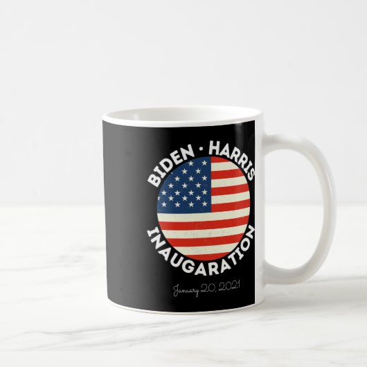 Harris Einweihung 20. Januar 2021 Retro-Demokrat Kaffeetasse (Rechts)