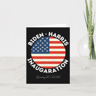 Harris Einweihung 20. Januar 2021 Retro-Demokrat Karte