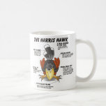 Harris-Falke-Cartoon Kaffeetasse<br><div class="desc">Ein lustiger Blick bei einem der populärsten Falknereivögel,  Harris feilbieten. Vervollkommnen Sie für jeden möglichen Falconer,  der dieses fantastische Vögel fliegt.</div>