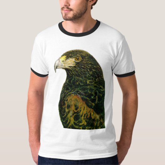Harris-Falke-Wecker-T - Shirt (Vorderseite)