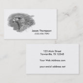 Harris-Falke-Zeichnen Visitenkarte (Vorne/Hinten)