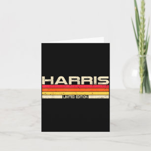 Harris Familienname Geburtstags Familienzusammenku Karte