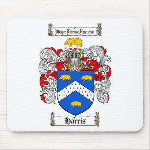 HARRIS-FAMILIENWAPPEN - HARRISCOAT VON WAFFEN MOUSEPAD