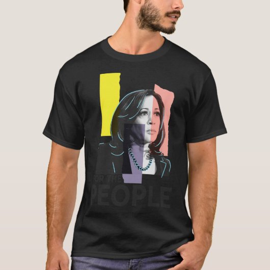 Harris for people 2024 Election President T-Shirt (Vorderseite)