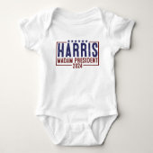 Harris Frau Präsidentin 2024 Baby Strampler (Vorderseite)