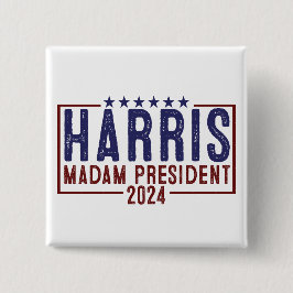 Harris Frau Präsidentin 2024 Button