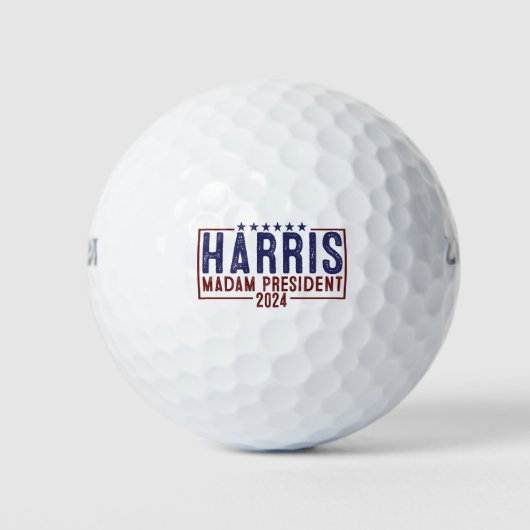 Harris Frau Präsidentin 2024 Golfball (Vorderseite)
