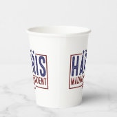 Harris Frau Präsidentin 2024 Pappbecher (Rechts)