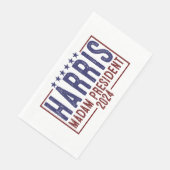 Harris Frau Präsidentin 2024 Serviette (Ecke)