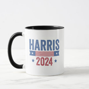 Harris für die Demokraten bei den Präsidentschafts Tasse