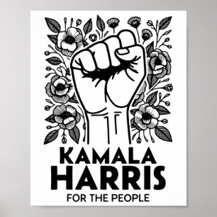 Harris Für Die Menschen Retro Wilde Blume Poster