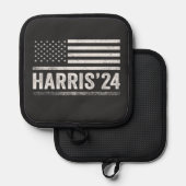 Harris für die Präsidentschaftswahl Amerikaner Topflappen (Vorderseite/Rückseite)