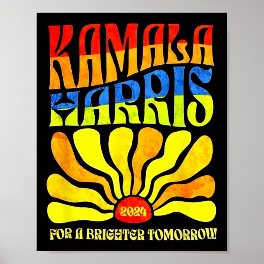 Harris für ein gläsernes Morgen Poster (Vorne)