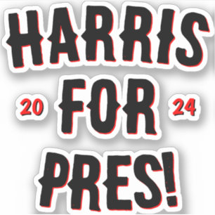 Harris für Präsident 2024 Aufkleber