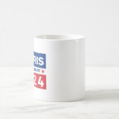 Harris für Präsident 2024 Kaffeetasse (Mittel)