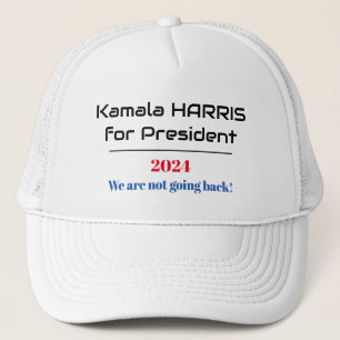 HARRIS für Präsident 2024 Wir gehen nicht zurück! Truckerkappe