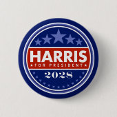 Harris für Präsident 2028 Button (Vorderseite)