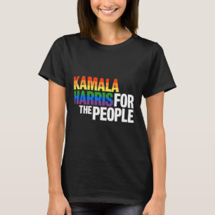 Harris für Präsident Lgbt Gay Pride Rainbow T-Shirt