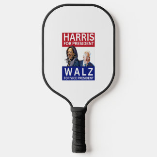 Harris für Präsident Walz für Vizepräsident Kamal Pickleball Schläger