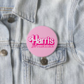 Harris für President Pink Style Button (Beispiel)