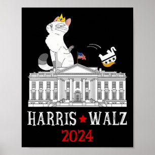 Harris gewann die Präsidentschaftswahl 2024 Lustig Poster