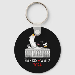 Harris gewann die Präsidentschaftswahl 2024 Lustig Schlüsselanhänger