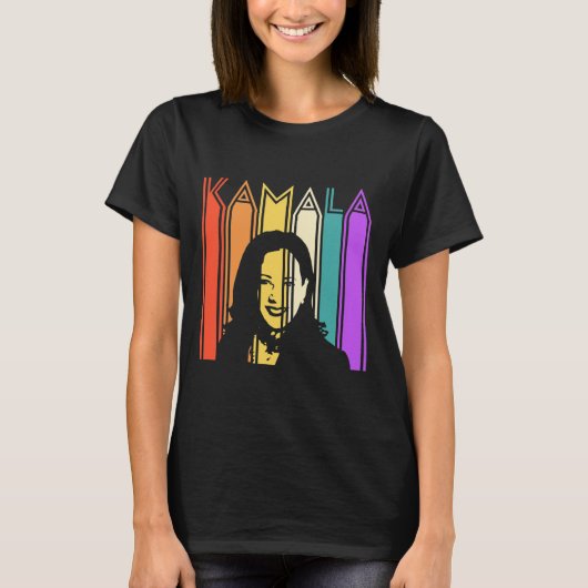 Harris Gift Retro Art Portrait Silhouette Harris 2 T-Shirt (Vorderseite)
