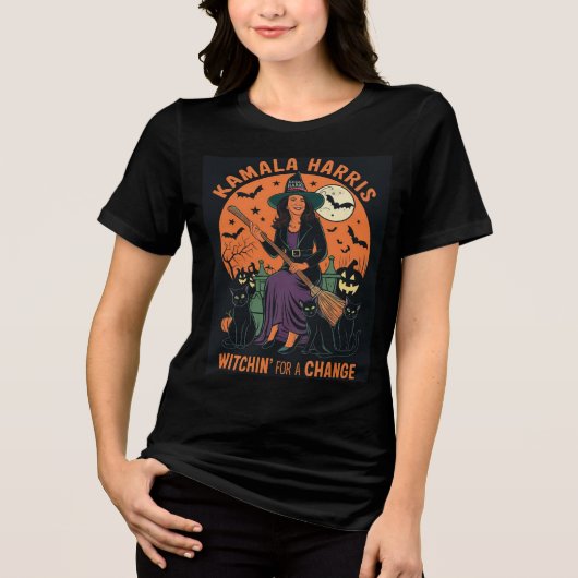 Harris halloween Tri-Blend shirt (Vorderseite)