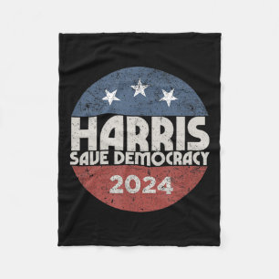 Harris - Harris 2024 Flag Demokratischer Präsident Fleecedecke