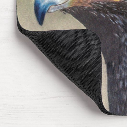 Harris Hawk farbige Stifte Mousepad (Ecke)