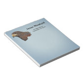 Harris Hawk Imitats Stickerei Notizblock (angewinkelt)