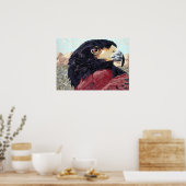 Harris Hawk-textile Poster (Küche)