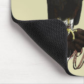 Harris Hawk über Glove Mousepad (Ecke)