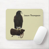 Harris Hawk über Glove Mousepad (Mit Mouse)