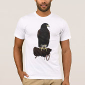Harris Hawk über Glove T-Shirt (Vorderseite)