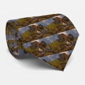 Harris Hawk und Jackrabbit - Acryl Krawatte (Gerollt)