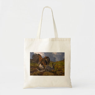 Harris Hawk und Jackrabbit - Acryl Tragetasche