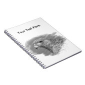 Harris Hawk Zeichnend Notizblock (Rechte Seite)