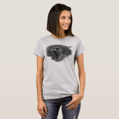 Harris Hawk Zeichnend T-Shirt (Vorne ganz)