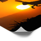 Harris Hawks Junting Poster (Ecke)