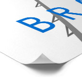 Harris Hill Ski Jump Retro Poster (Ecke)