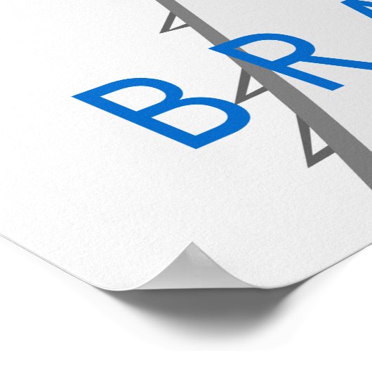 Harris Hill Ski Jump Retro Poster (Ecke)