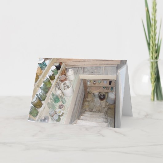 "Harris House Cellar" erhält Brunnen-Karte Karte (Vorderseite)