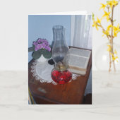 "Harris House Downstairs Nightstand" Geburtskarte Karte (Gelbe Blume)